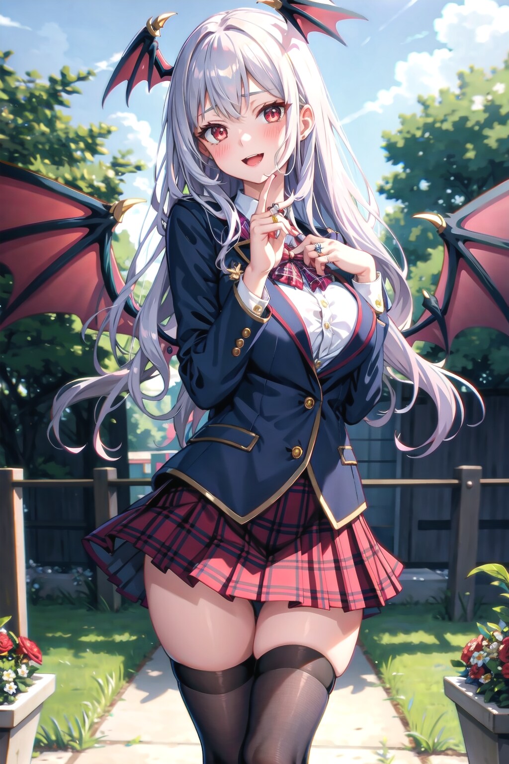 制服と絶対領域