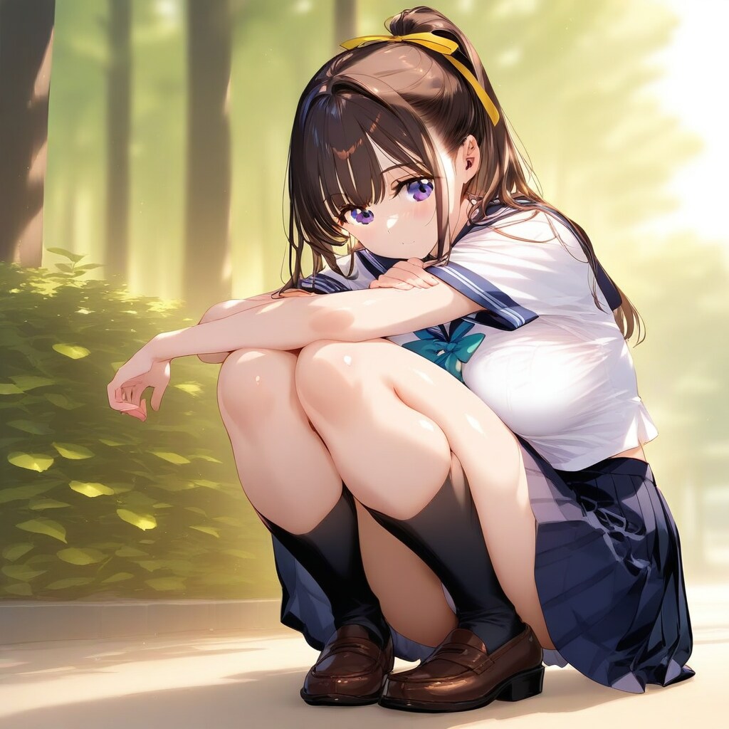 パンチラポニテちゃん