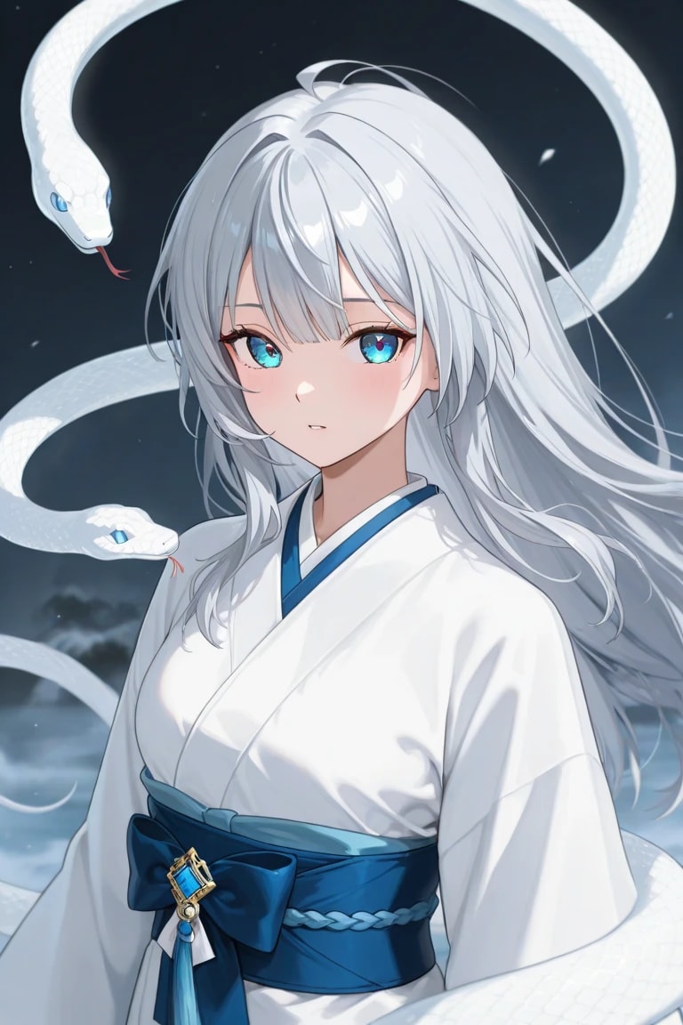 白ヘビの御神体 | の人気AIイラスト・グラビア