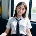 パンツ見せつけ女子校生 2枚目
