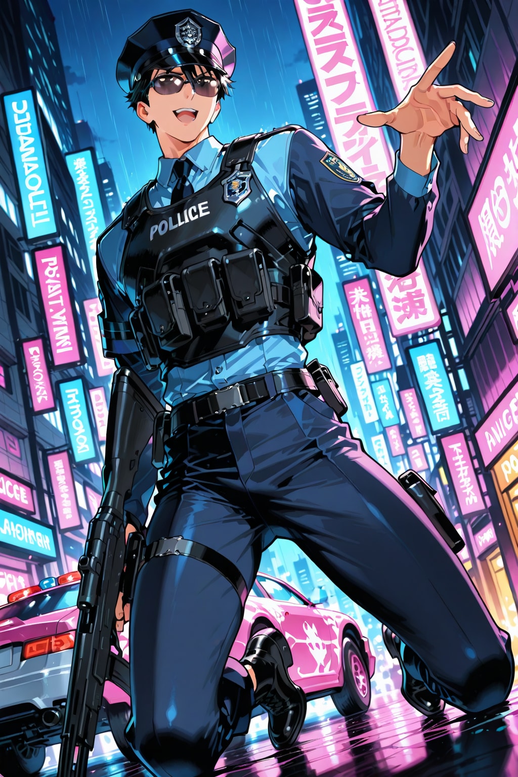 いまいちサイバーパンクっぽくならなかった