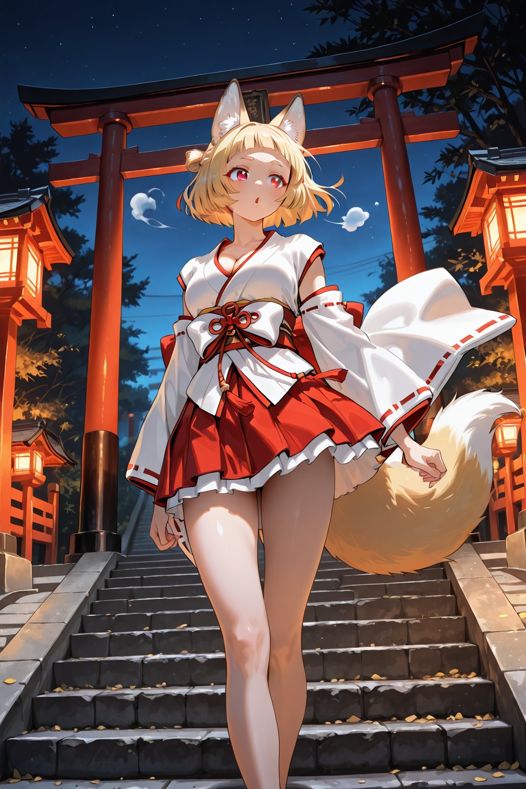 キツネの巫女様