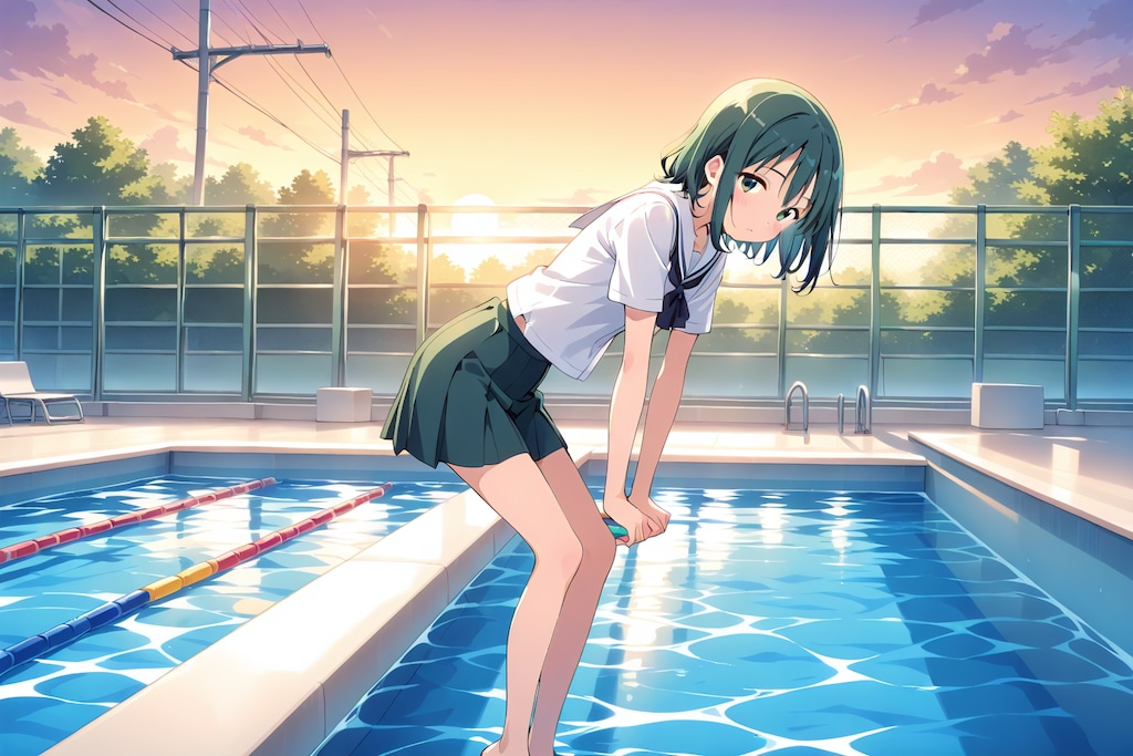 泳げないプール