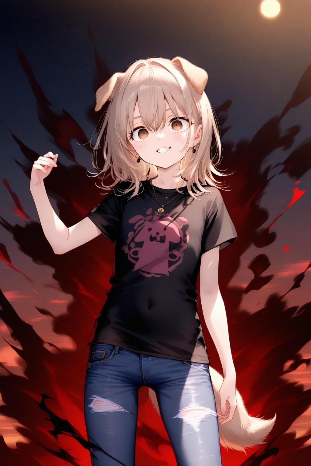 【２２（にゃんにゃん）さんへ】犬塚つむぎちゃんお借りしました🙇