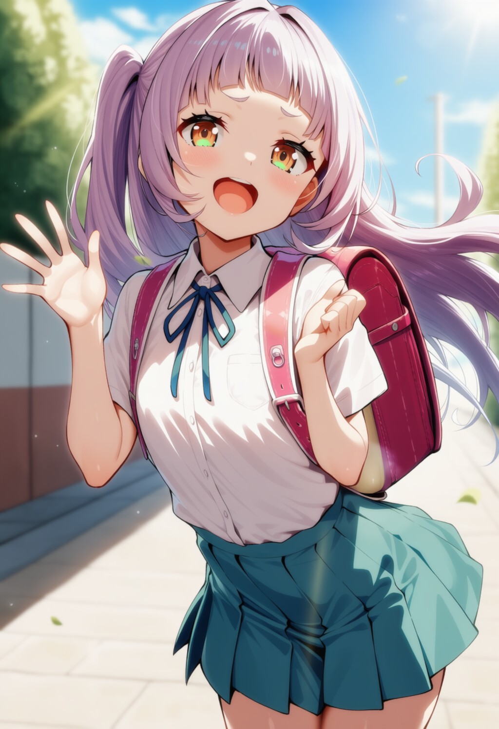 おはよー！（紫咲シオン）