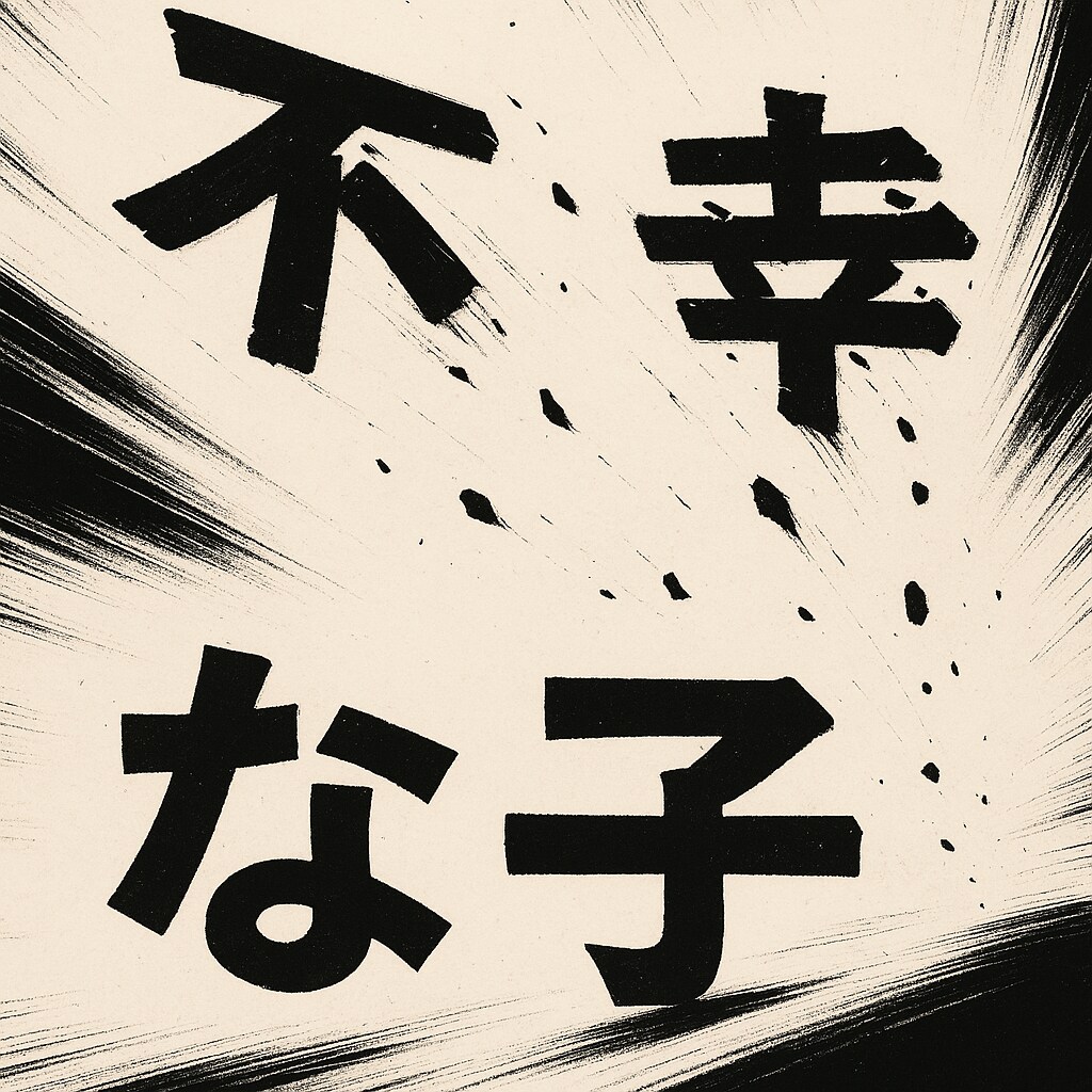 [がぞうどうぞ] 不幸な子