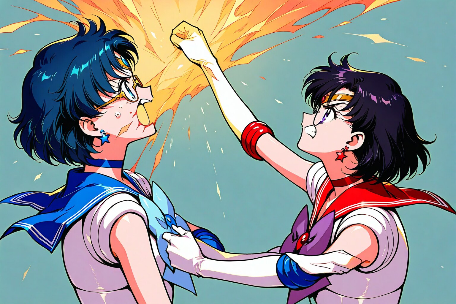 セラムンプロレス！13 | の人気AIイラスト・グラビア