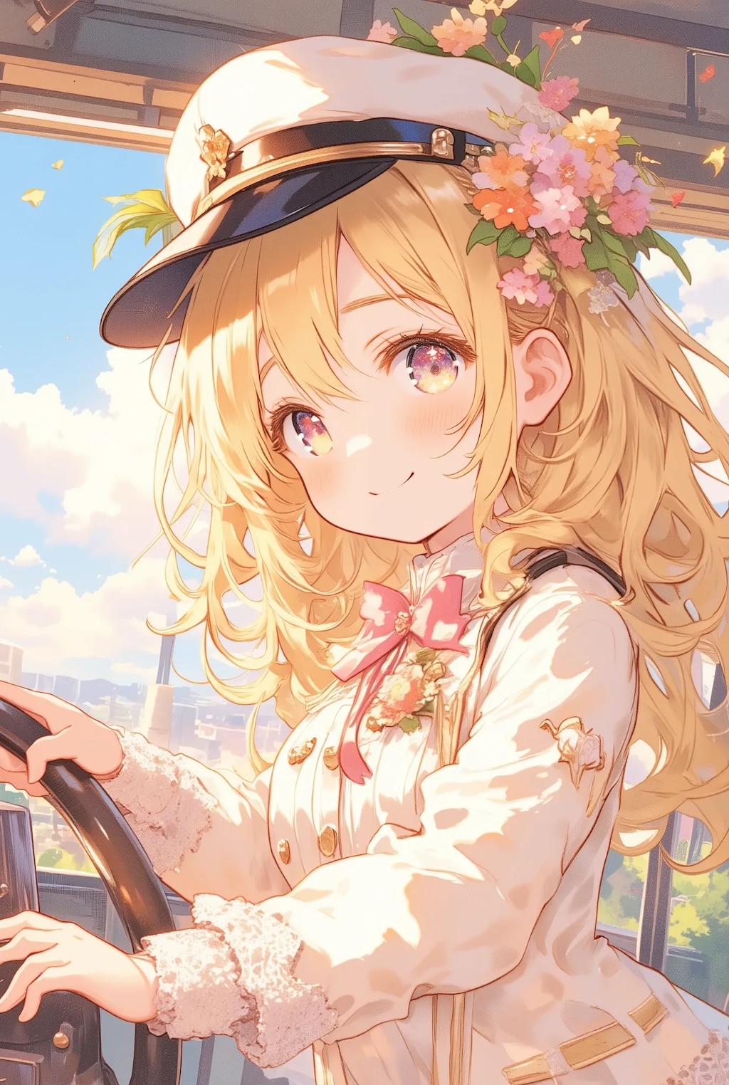 春のフリフリ花電車