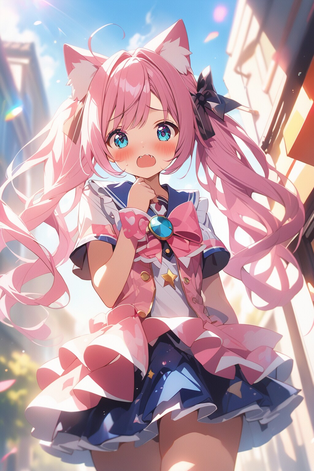 VEGAで猫耳ピンクちゃん