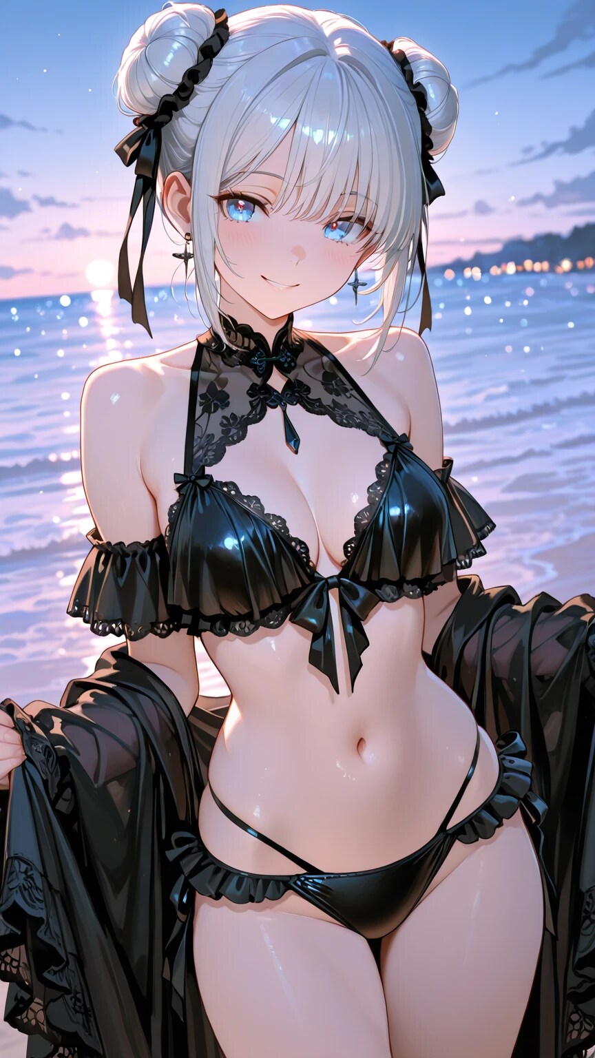私が想像する新しい黒ビキニ