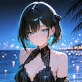 私が想像する新しい黒ビキニ 2枚目