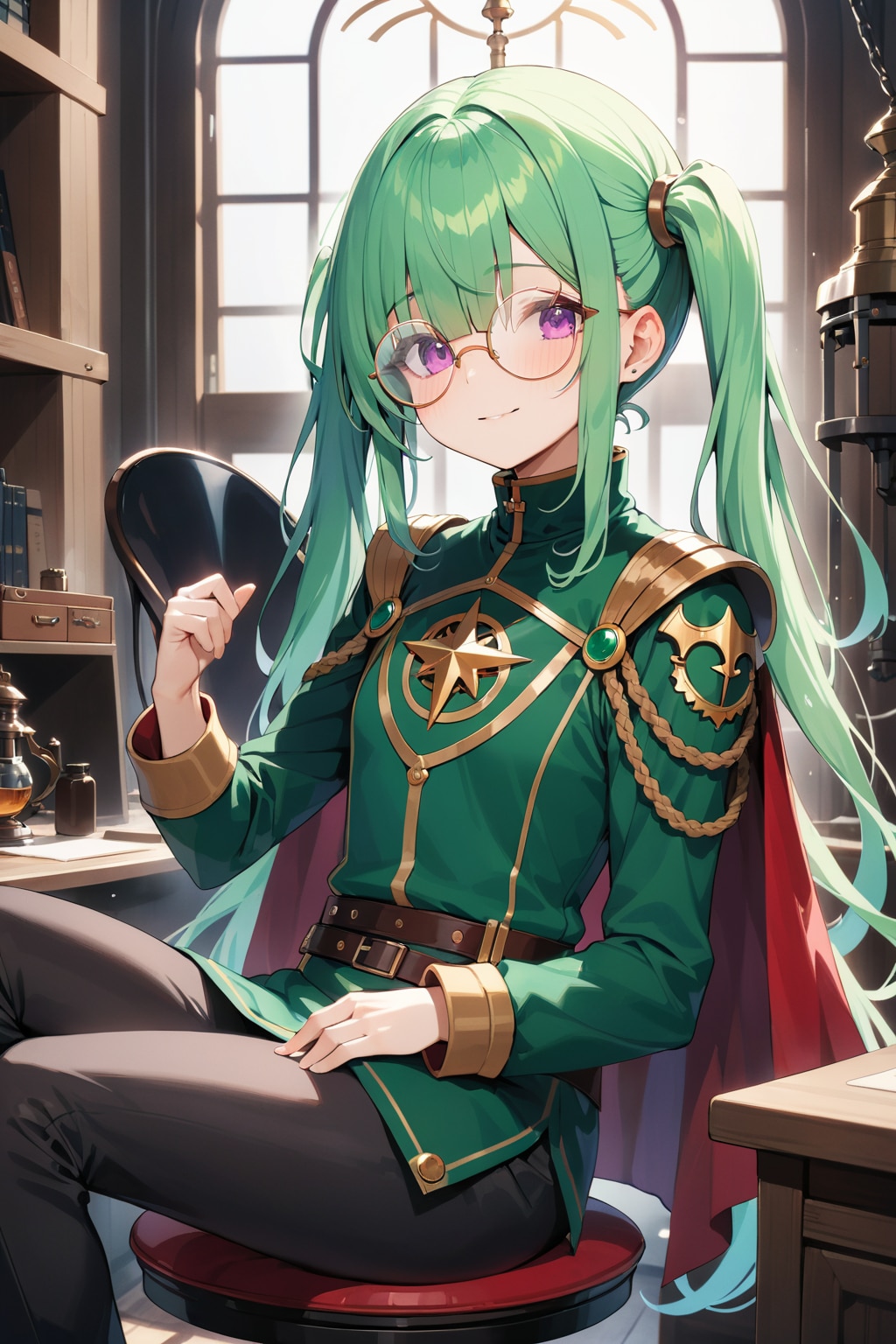 騎士くんをツインテールにしてみた