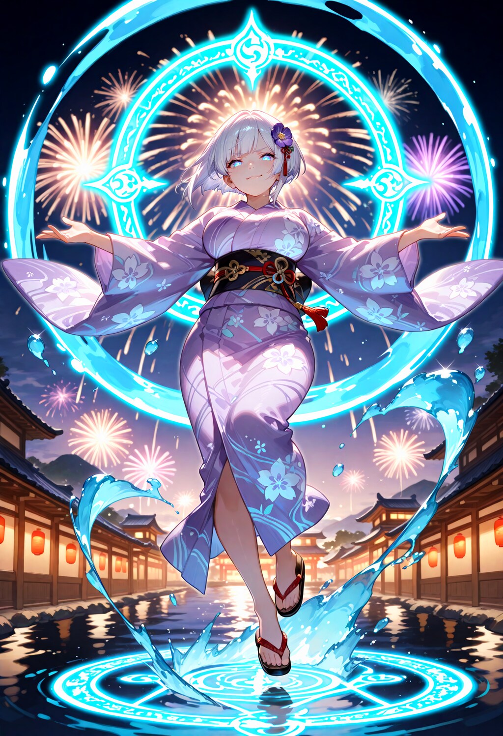 水鉄砲・水盾・水法。