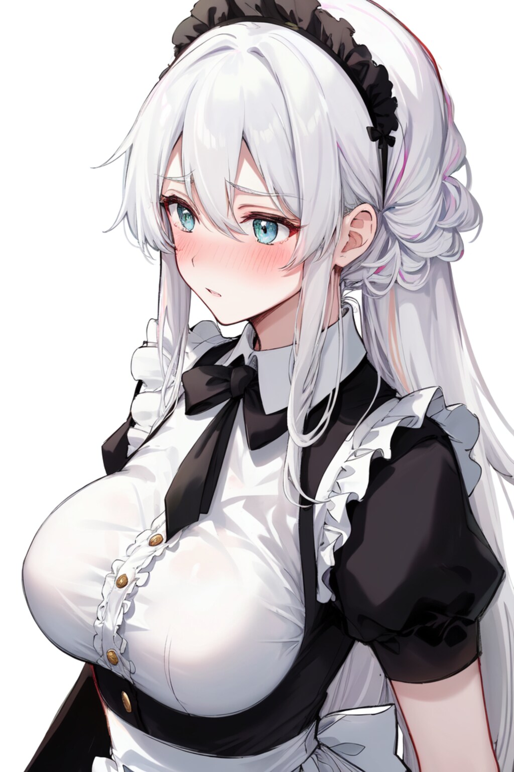 白髪ロングちゃん メイド