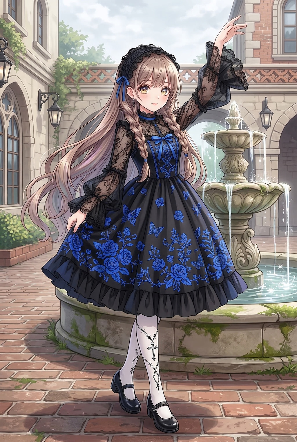 蒼薔薇の静謐なる泉