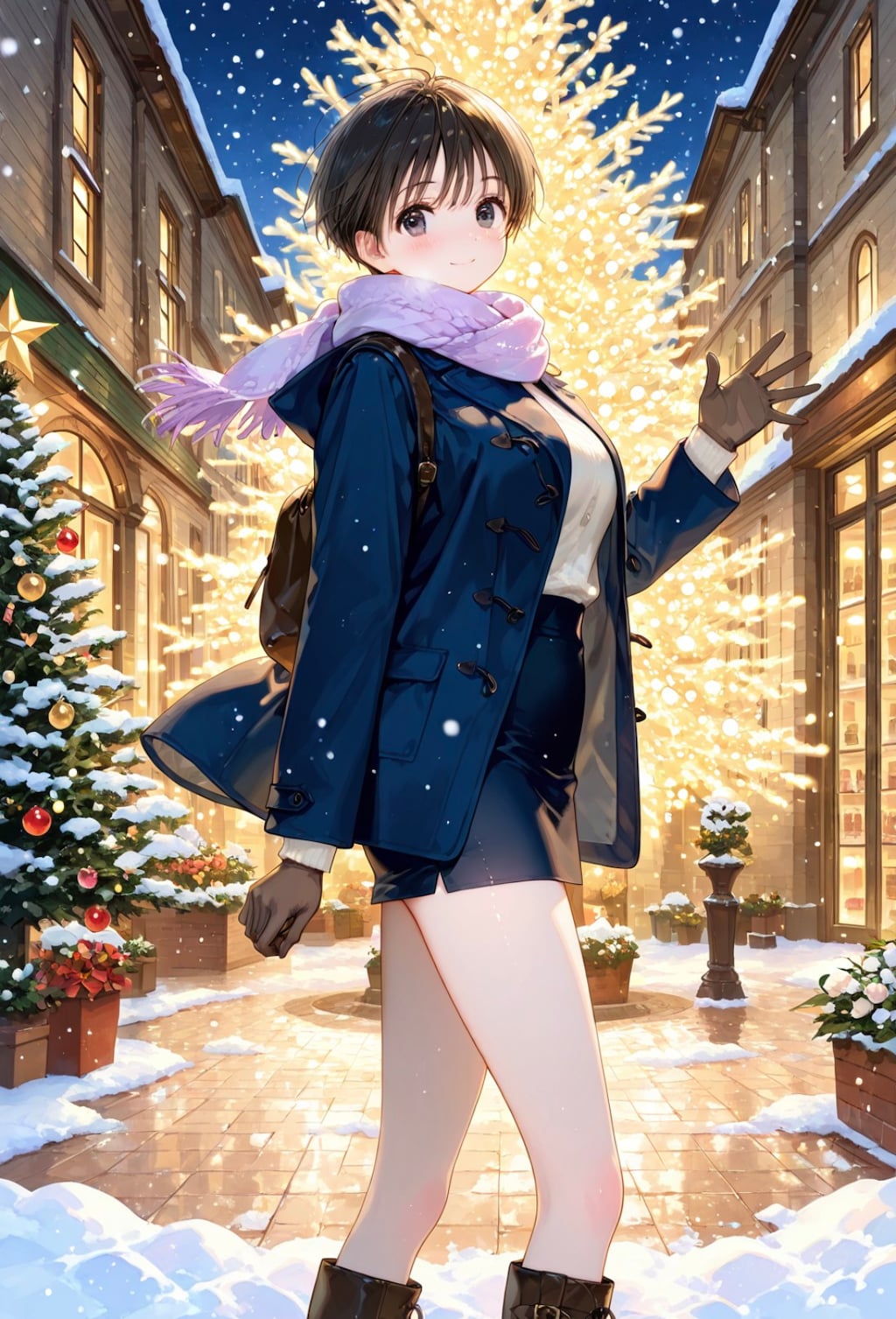 すんごい小顔の娘（こ）👧🎄🌃