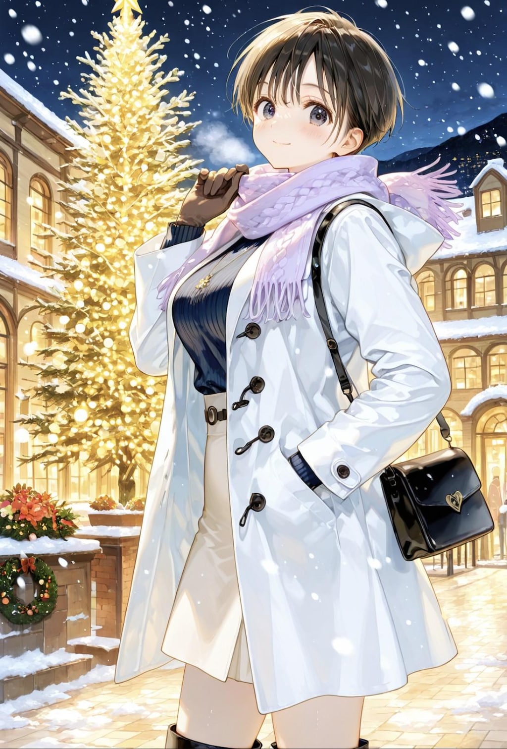 すんごい小顔の娘（こ）👧🎄🌃