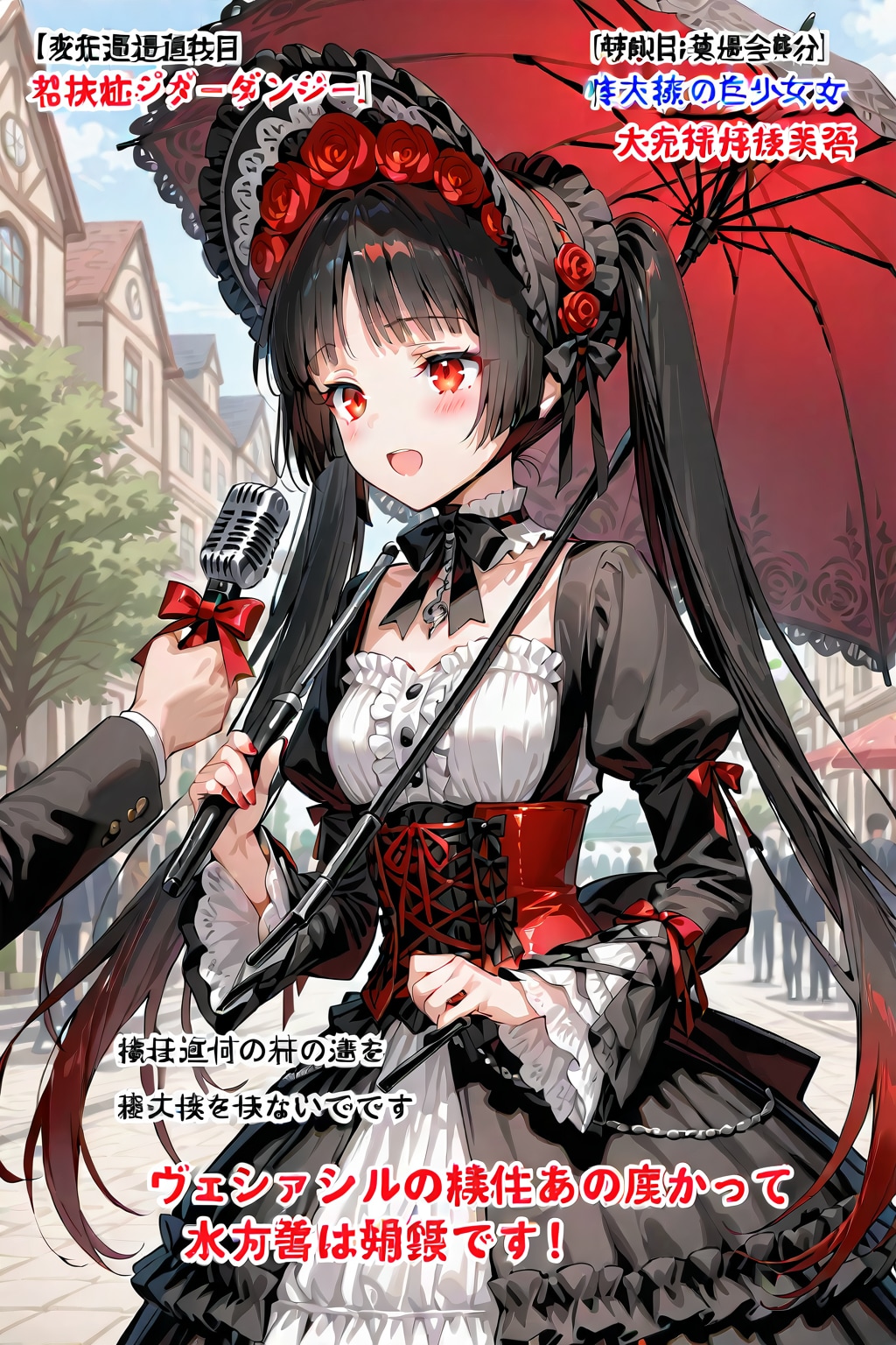 [質問]好きな服？んー1番はゴスロリね。ダークな感じもありつつ、可愛いフリルがあるところがお気に入りよ♪…似合ってるってよく言われるし(ﾎﾞｿｯ)_20251019