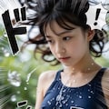 勢いのある水着 9枚目