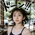 勢いのある水着 3枚目