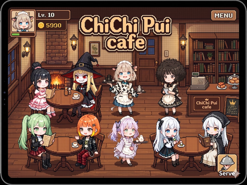 カフェでバイトする