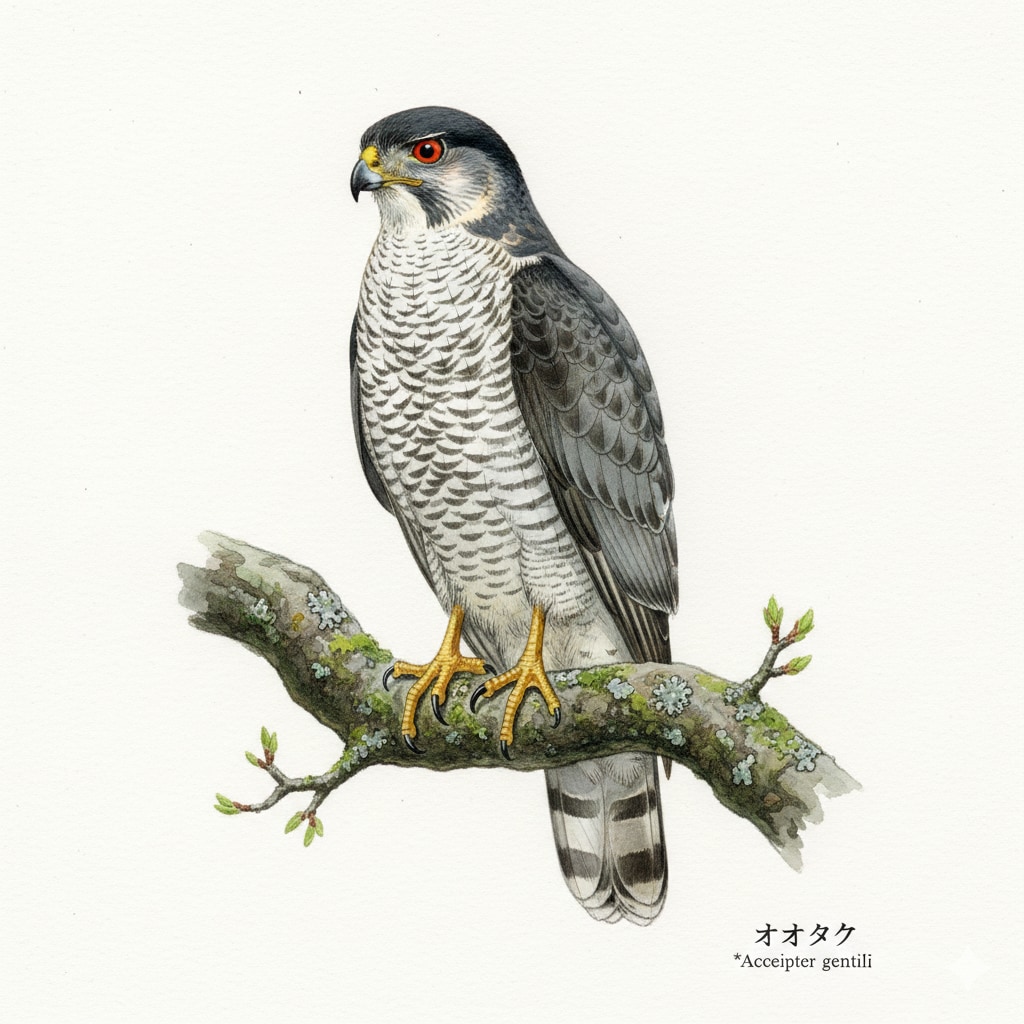 鳥(水彩画)(Gemini)(72)