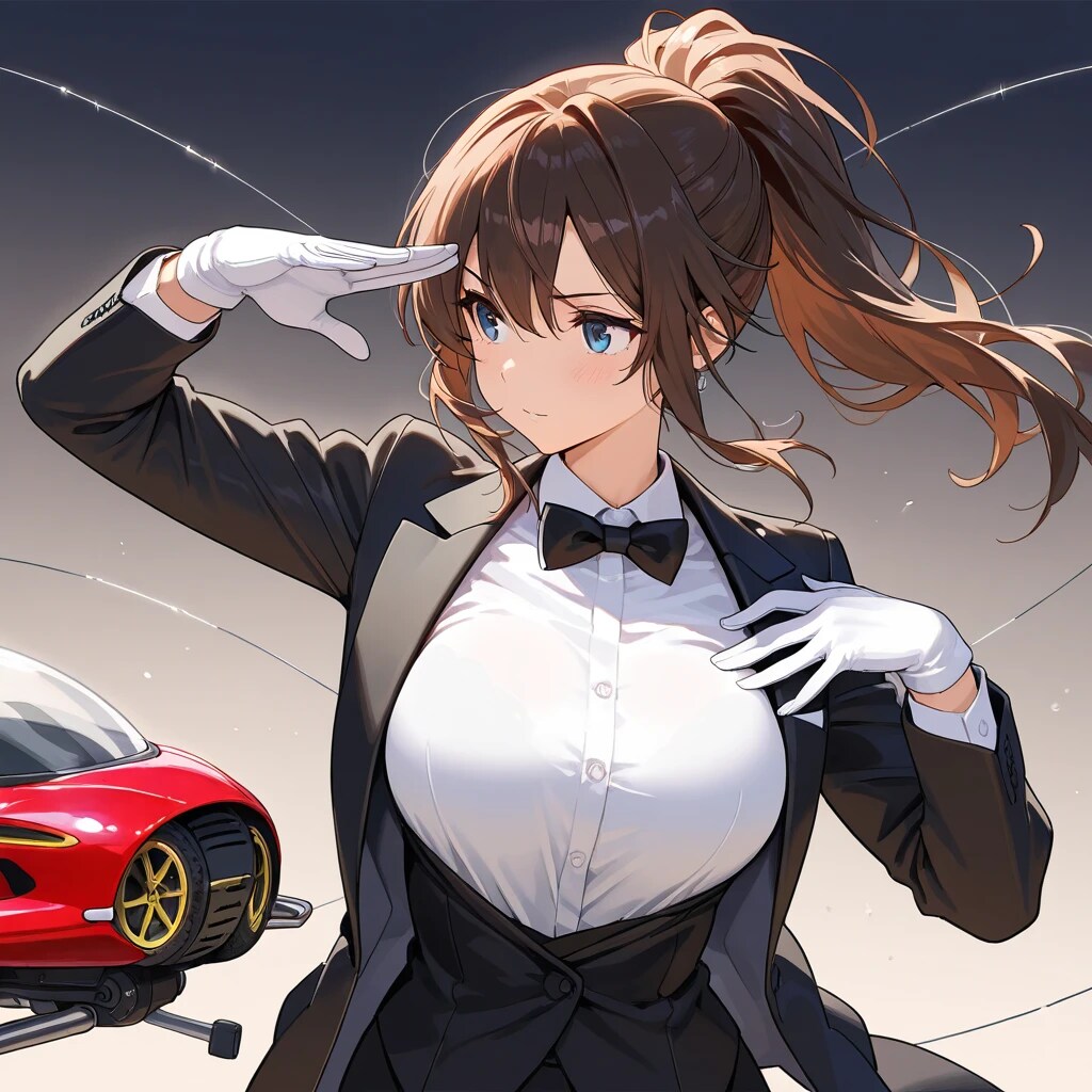 鋼糸使いのタキシード女子