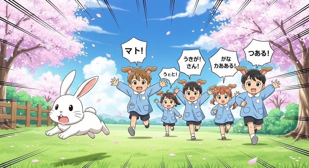 [がぞうどうぞ]今日は幼稚園児たちに喋ってもらった