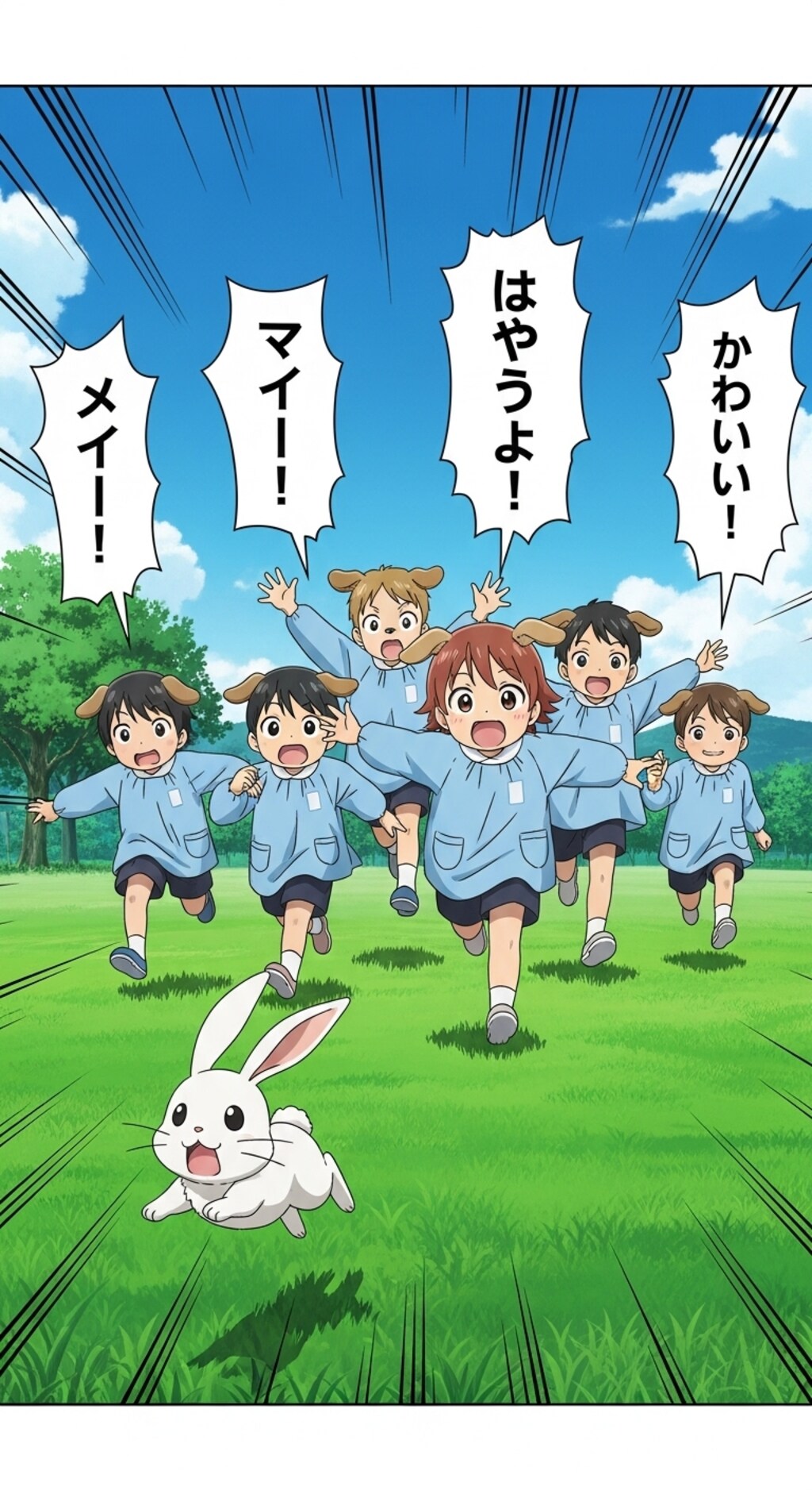 [がぞうどうぞ]今日は幼稚園児たちに喋ってもらった