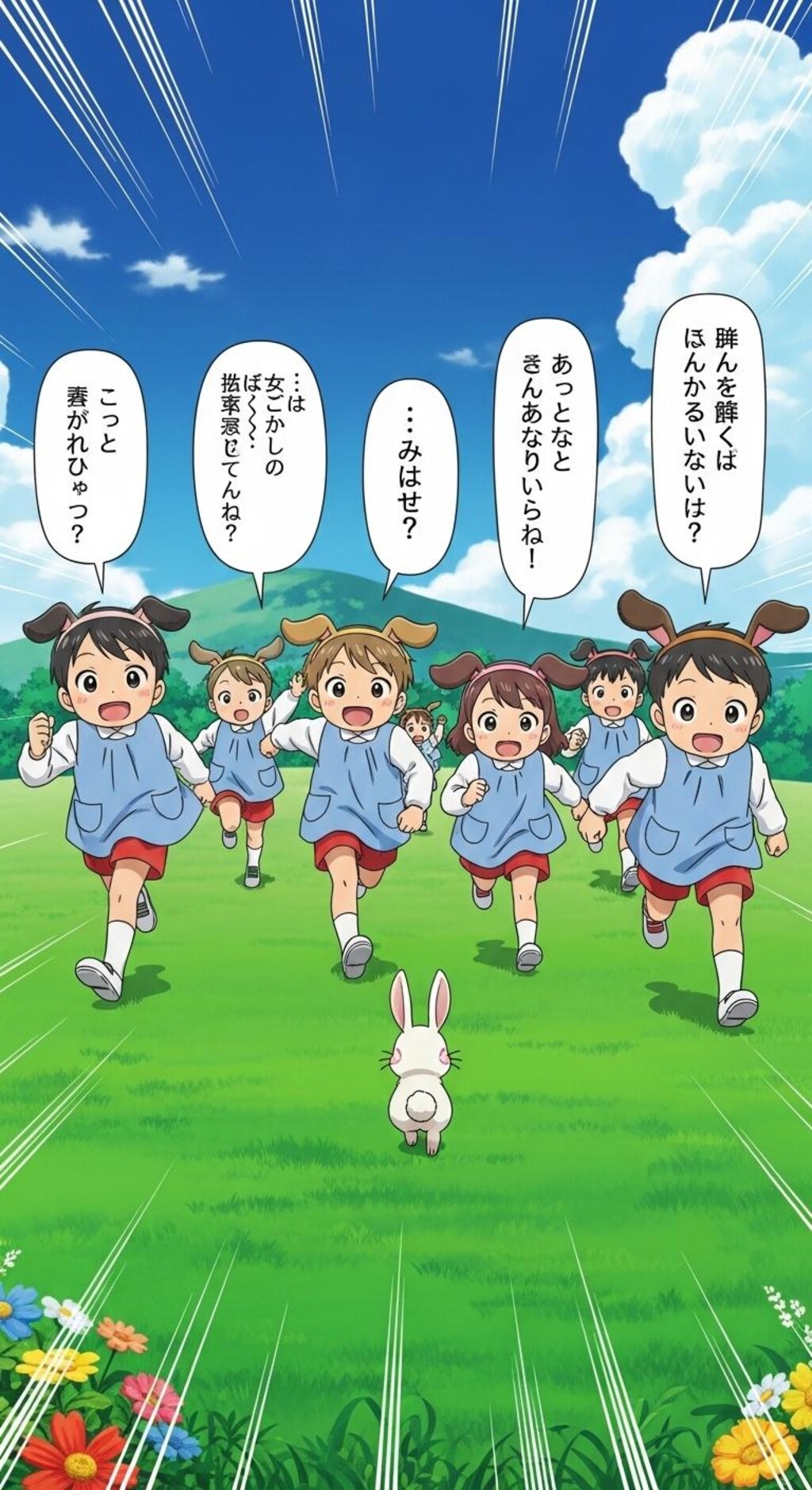 [がぞうどうぞ]今日は幼稚園児たちに喋ってもらった