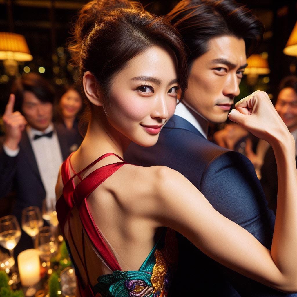 お持ち帰り決定のガッツポーズ