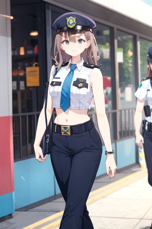 かっこかわいい婦警