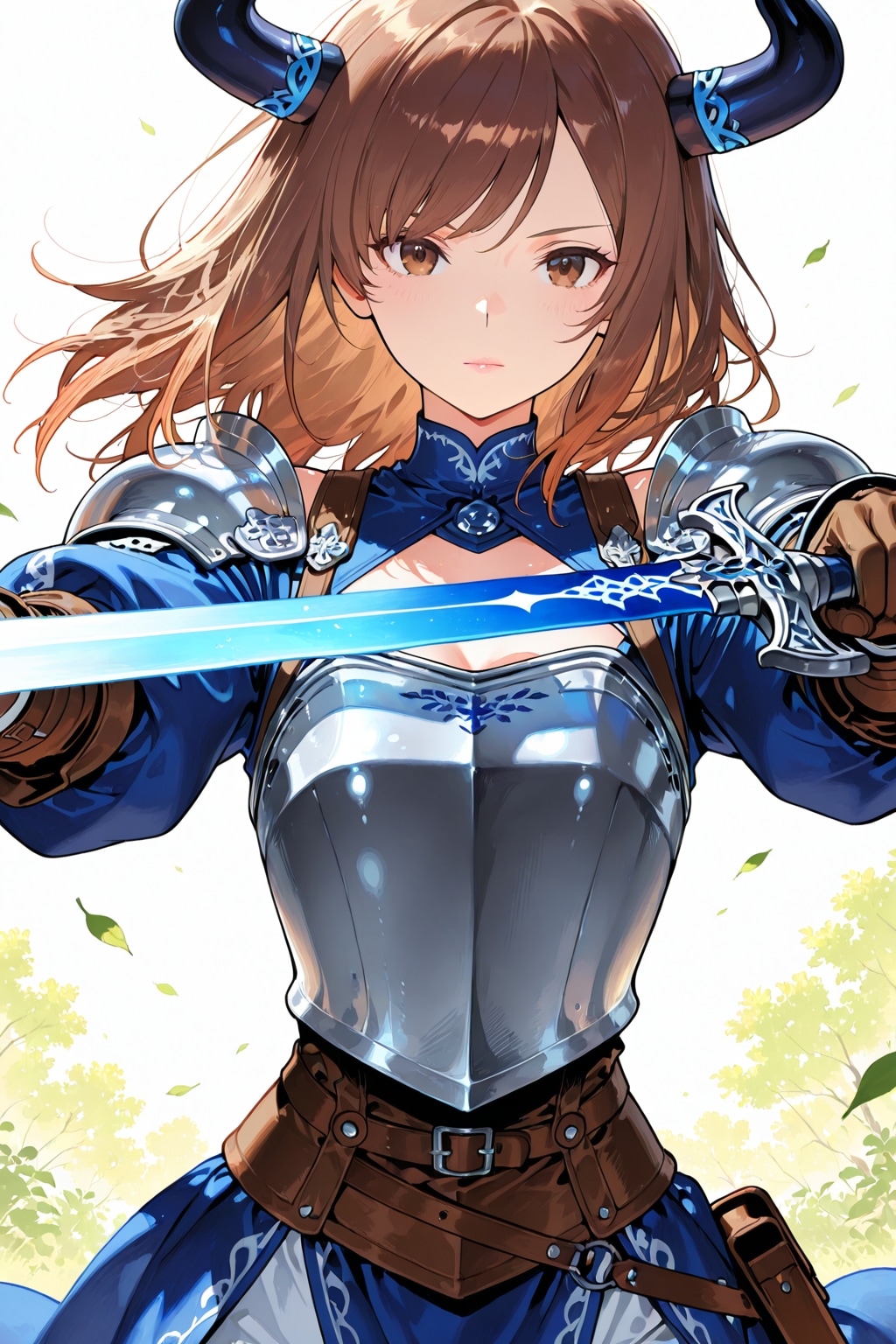 兜の角と革鎧挑戦 | の人気AIイラスト・グラビア