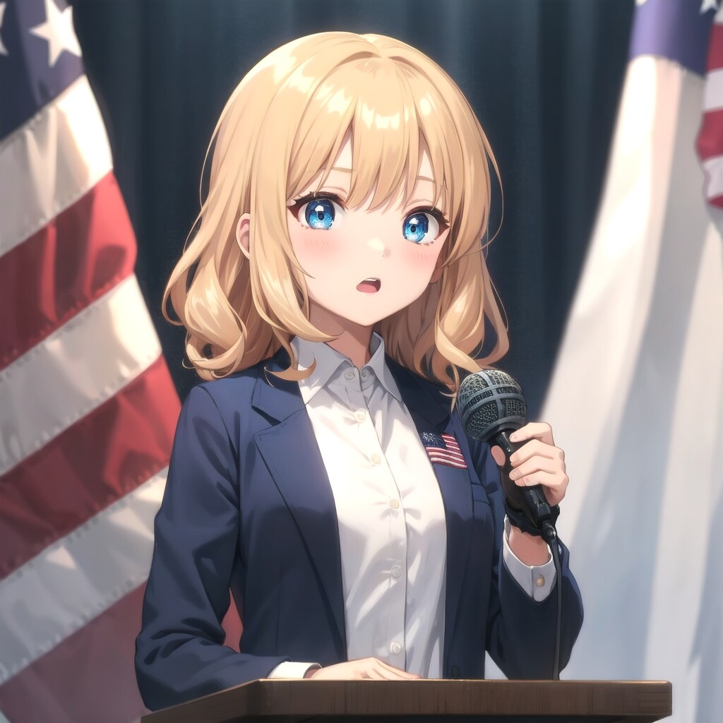 記者会見の報道官がちちぷいちゃんに見える | の人気AIイラスト・グラビア