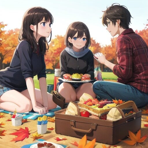 秋の行楽 | の人気AIイラスト・グラビア