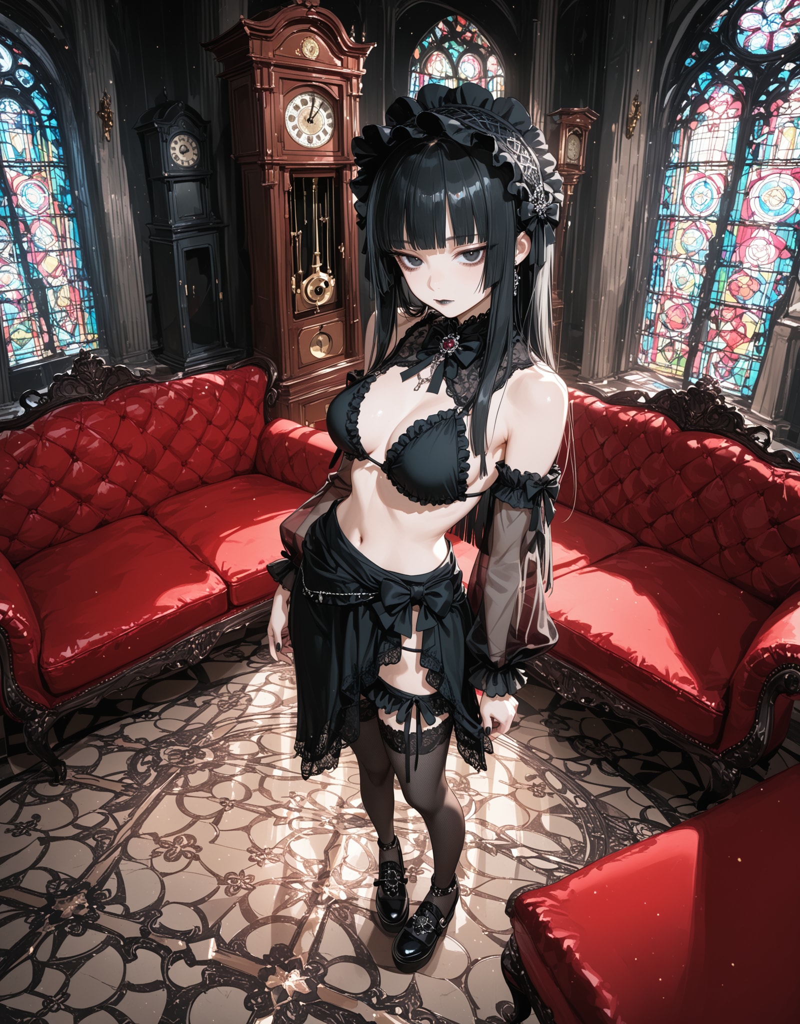 ♰COQUETTISH NOIR♰ | の人気AIイラスト・グラビア