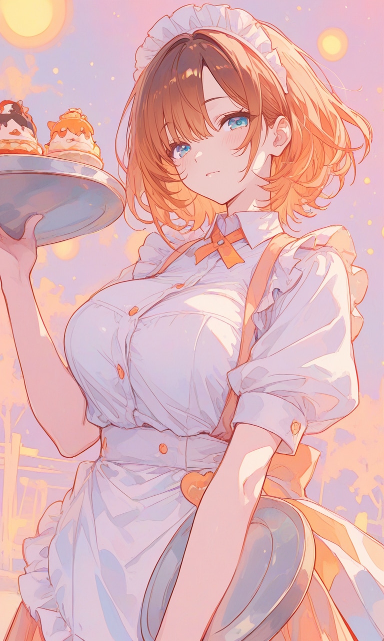 「プリンふたつ、おまちどー」