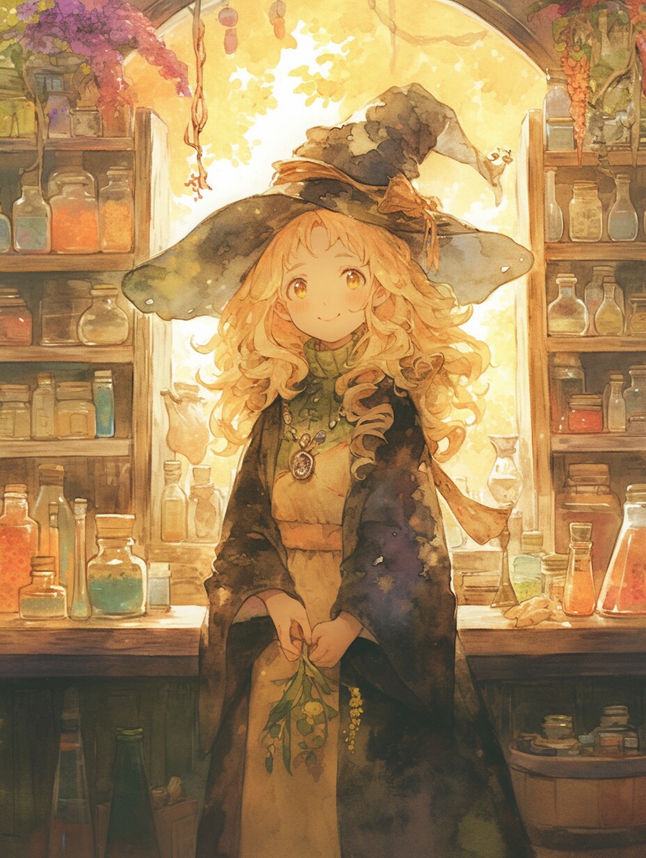 魔女娘。 | の人気AIイラスト・グラビア