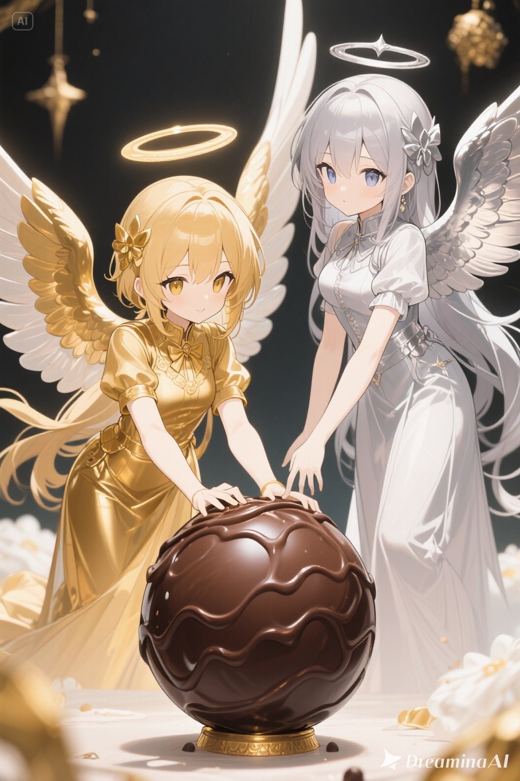 金と銀のエンゼル575 | の人気AIイラスト・グラビア