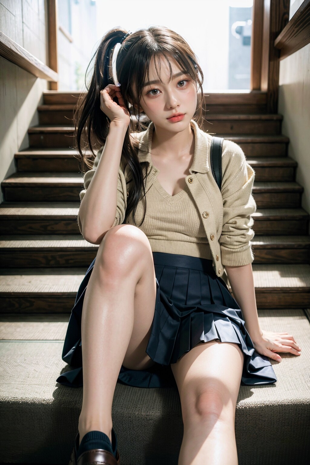 際どい視線♡