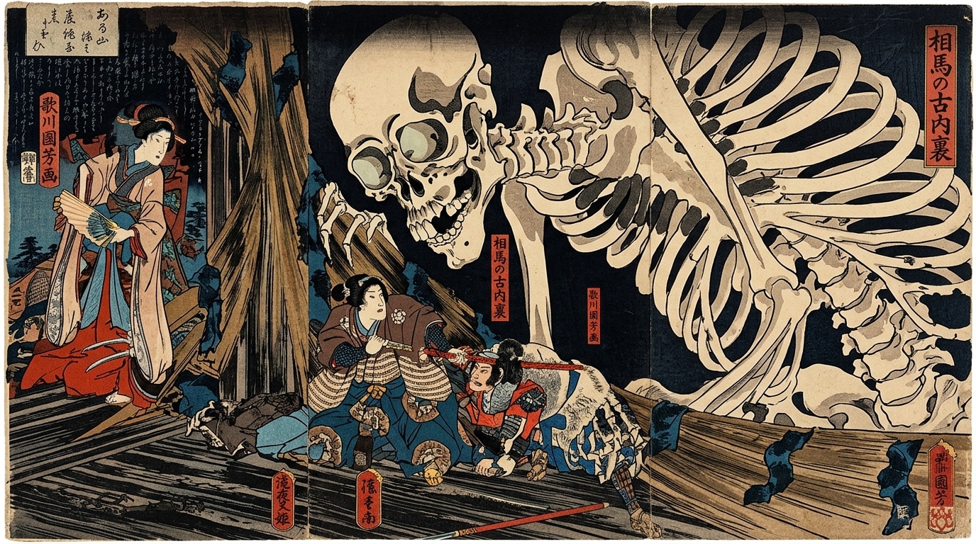 国芳の髑髏