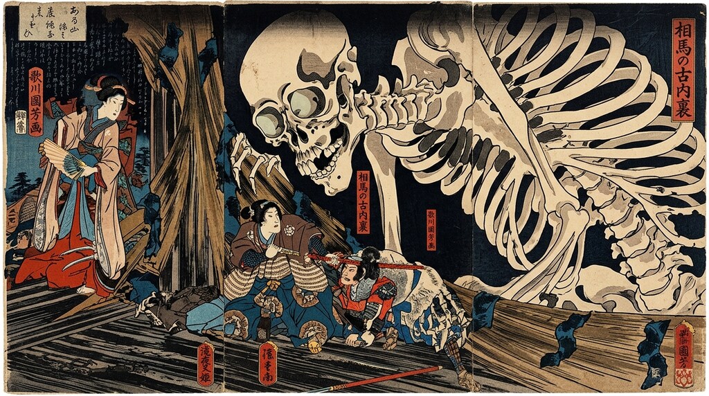 国芳の髑髏