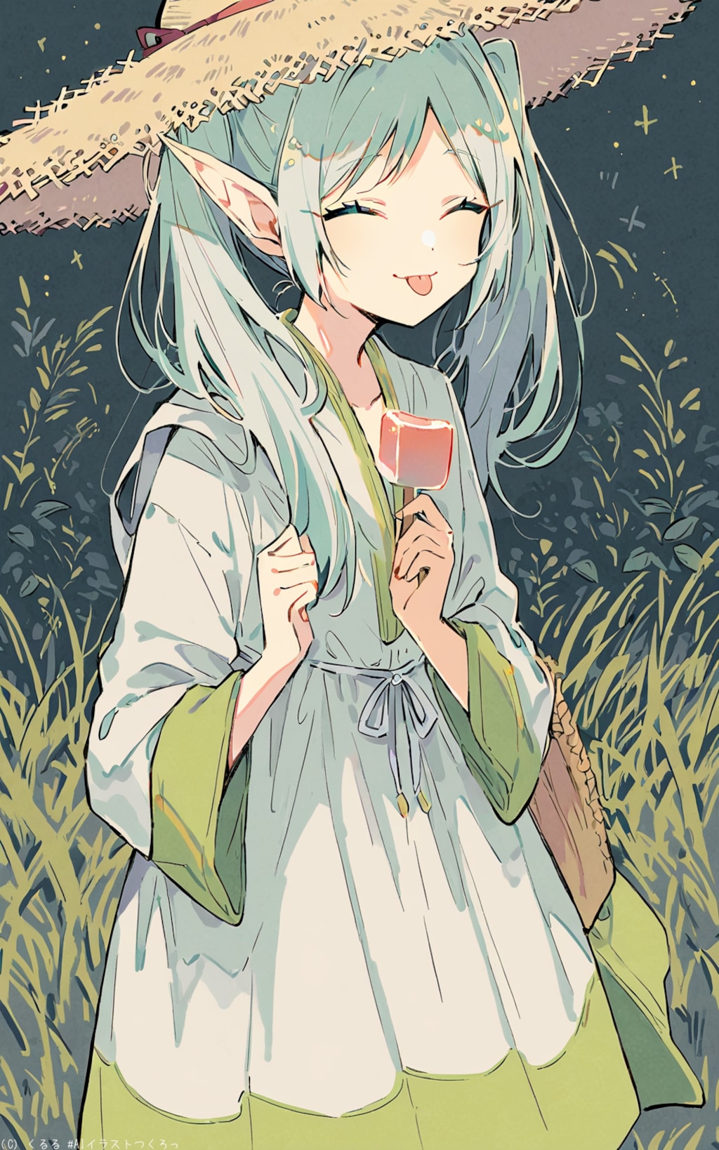 レアショット‼️笑顔のフリーレン