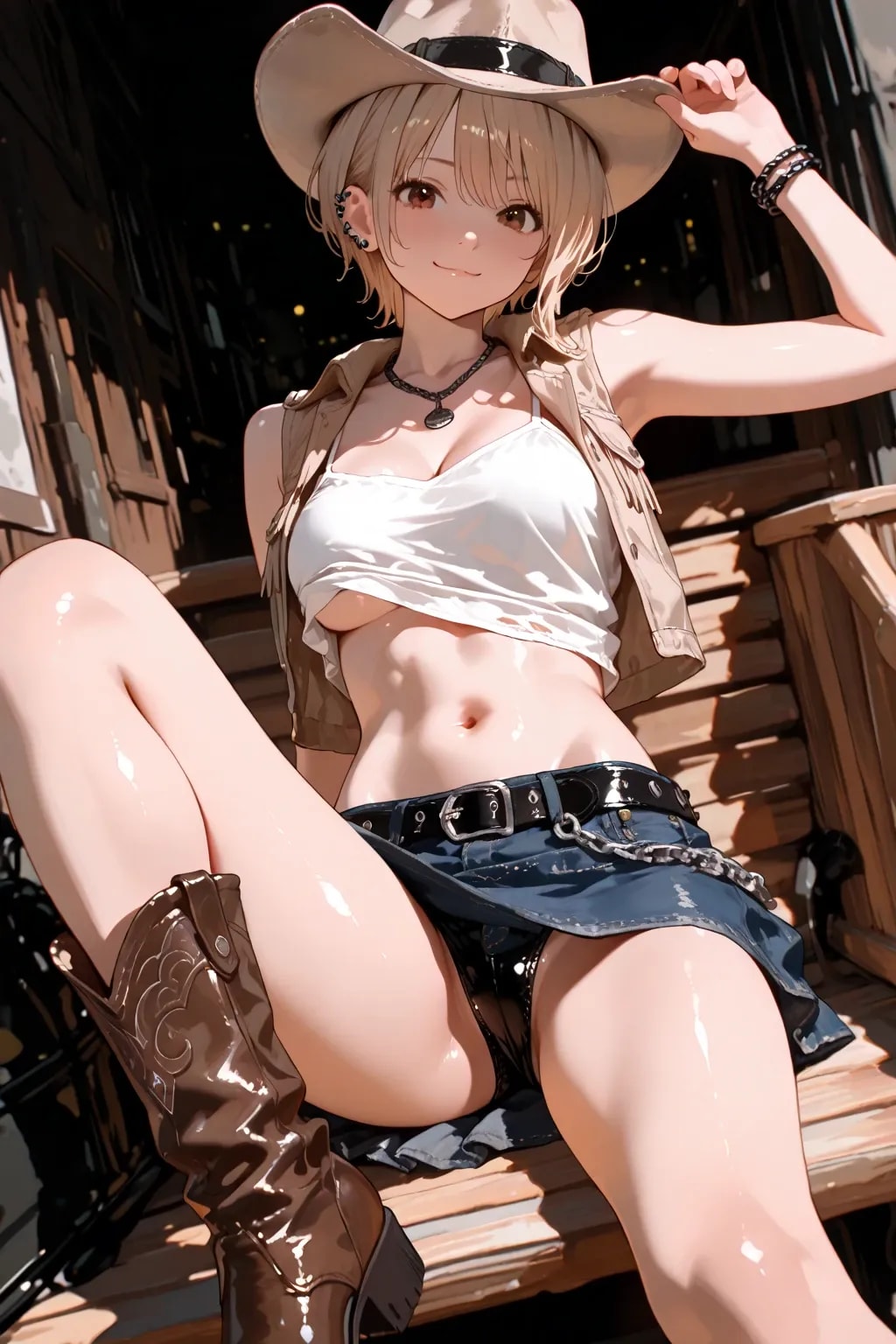 その他生成でパンツが見えてしまったウチの子