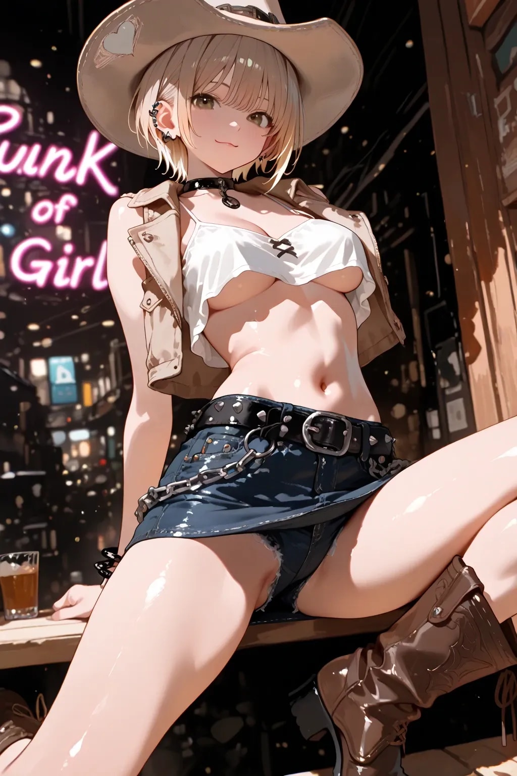 その他生成でパンツが見えてしまったウチの子