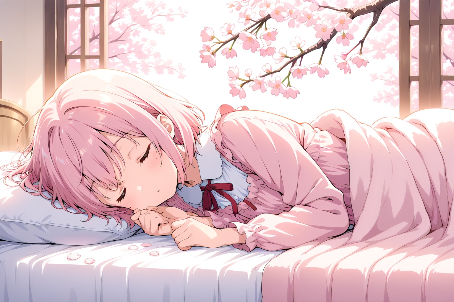 投稿企画「春眠」 | の人気AIイラスト・グラビア