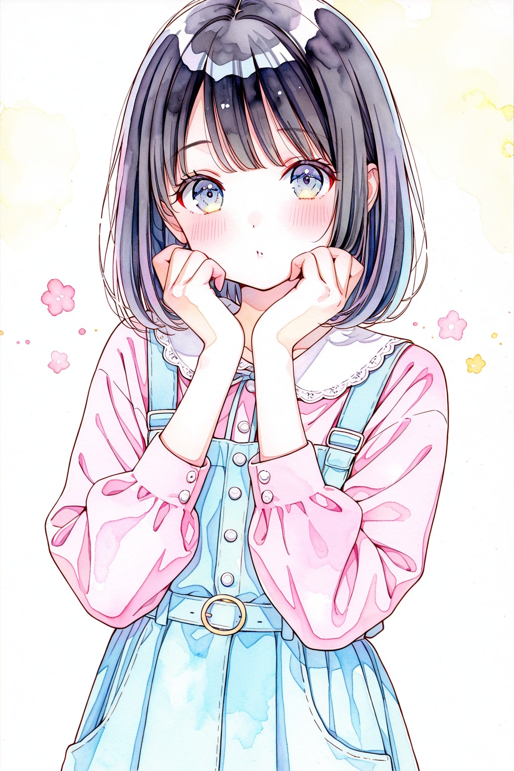少女(水彩タッチ)(MOKA)(3)