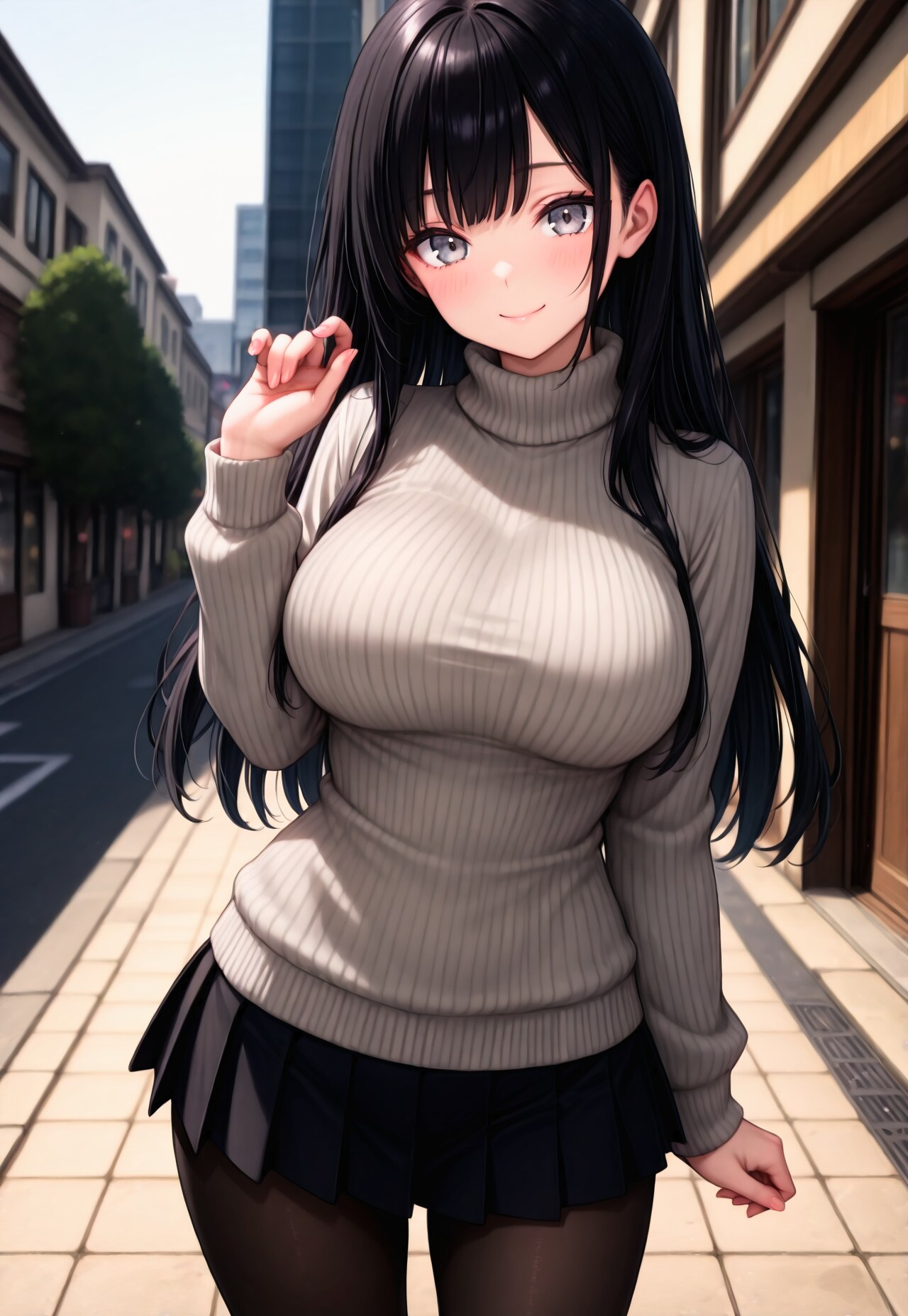 1028（グレーのセーター）