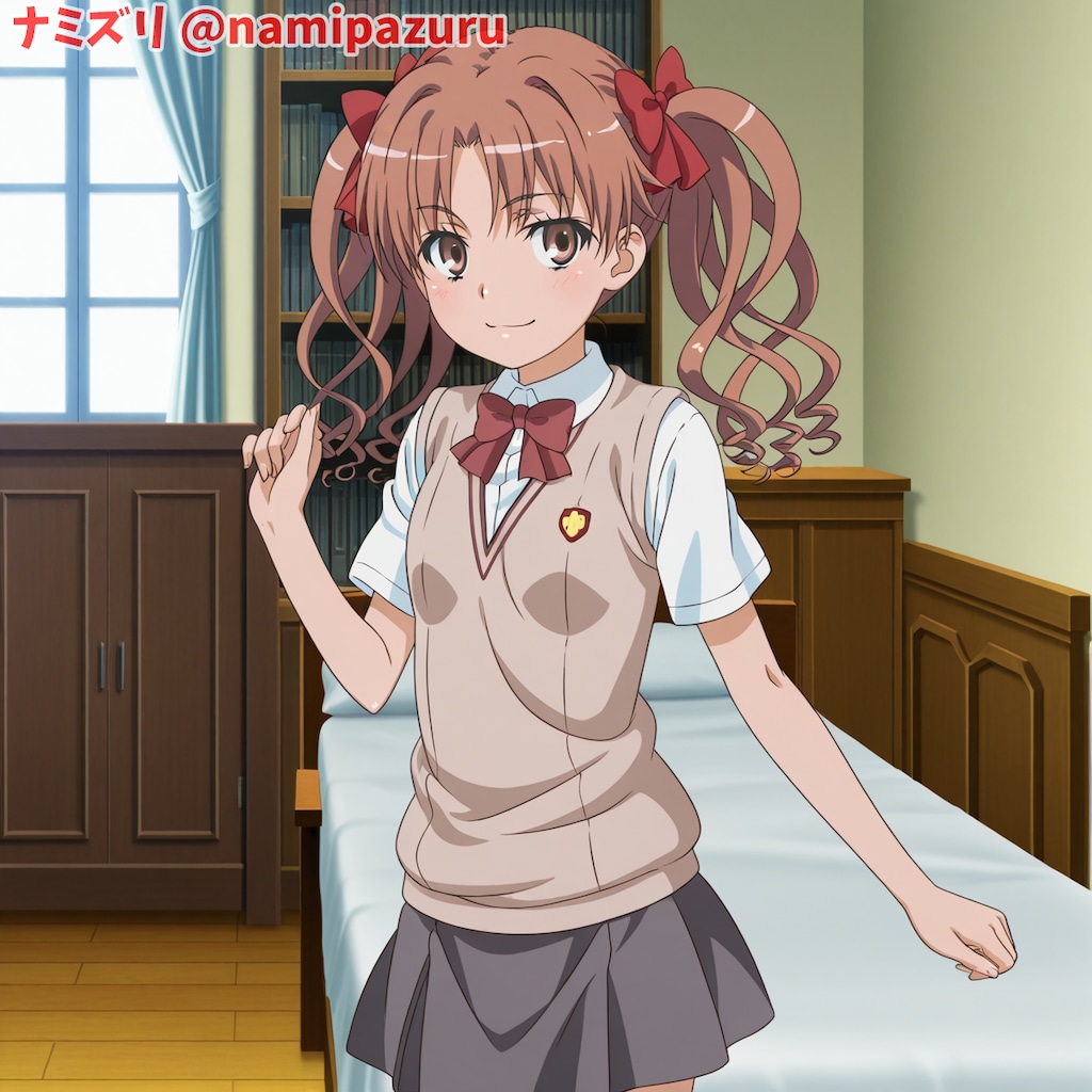 白井黒子さんのパンモロ 【まんぐり返し+お尻ドアップ】