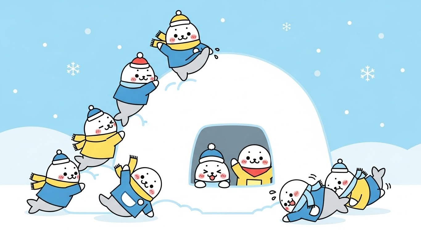 じたばた！ゆきあそび | の人気AIイラスト・グラビア